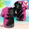 Dunkin Donuts Metal Crack Pattern Baseball Jersey, Perfect Gifts For Fans - Vesles2014S