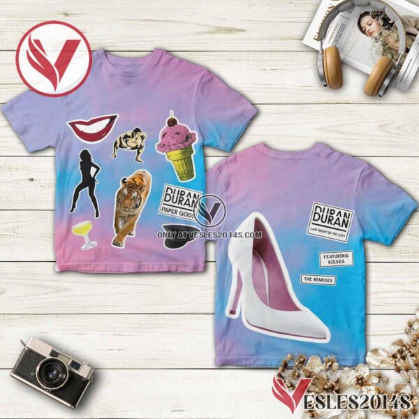 Duran Duran Paper Gods Album Cover Shirt Style 2, Unique Gifts For Music Lovers - Vesles2014S