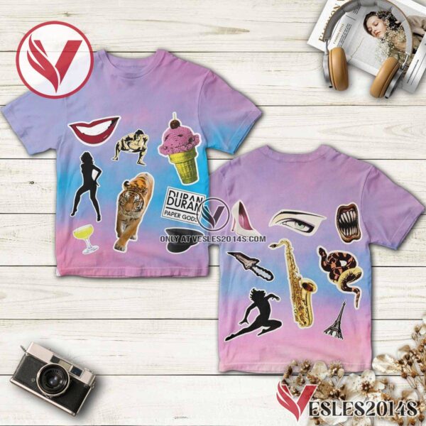 Duran Duran Paper Gods Album Cover Shirt, Unique Gifts For Music Lovers - Vesles2014S