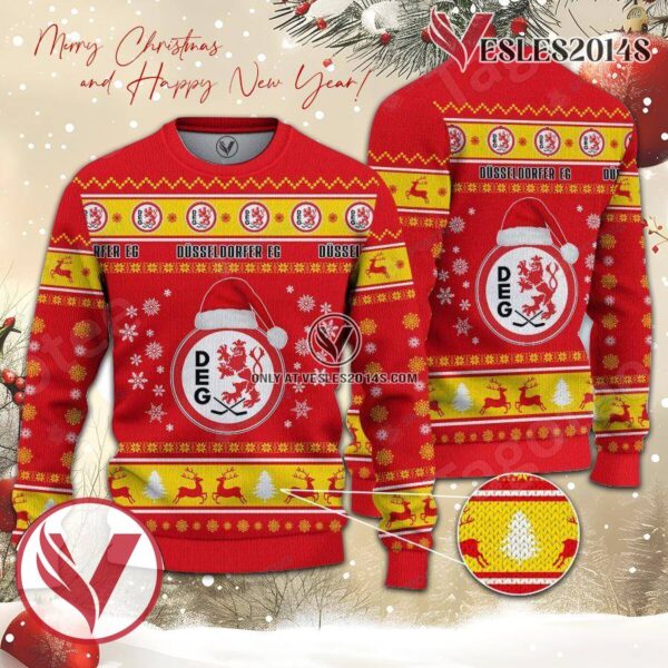 Dusseldorfer EG Sport Ugly Christmas Sweater, Unique Gifts For Fans - Vesles2014aS 1