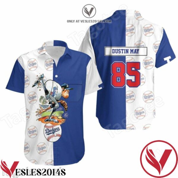 Dustin May 85 Anime La Dodgers Hawaiian Shirt, Unique Gifts For Friends - Vesles2014S 1