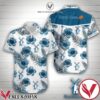 Dutch Bros Coffee Blue Hibiscus White Hawaiian Shirt, Unique Gifts For Friends - Vesles2014S 1