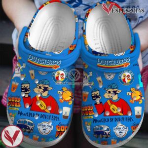 Dutch Bros Coffee Drink Crocs Crocband Clogs Shoes Comfortable For Men Women and Kids, Unique Gift From  Vesles2014S