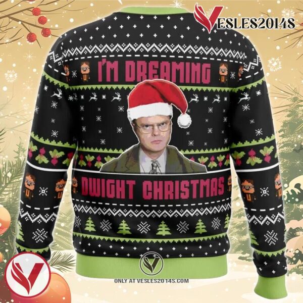 Dwight Christmas The Office Ugly Christmas Sweater, Unique Christmas Gift For Fans - Vesles2014S 1