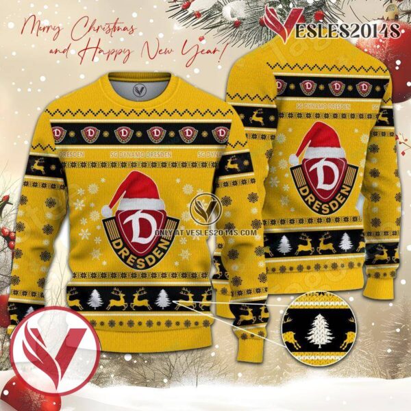 Dynamo Dresden Sport Ugly Christmas Sweater, Unique Gifts For Fans - Vesles2014aS 1