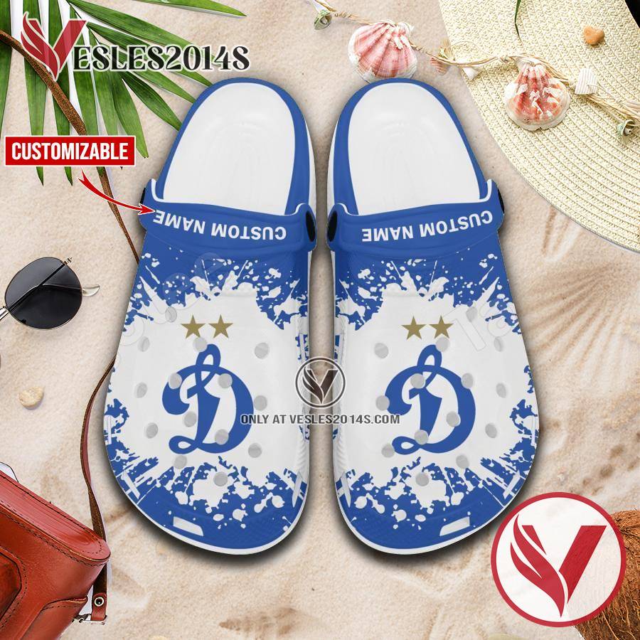 Dynamo Moscow Custom Crocs Clogs, Unique Footwear For Fans 1