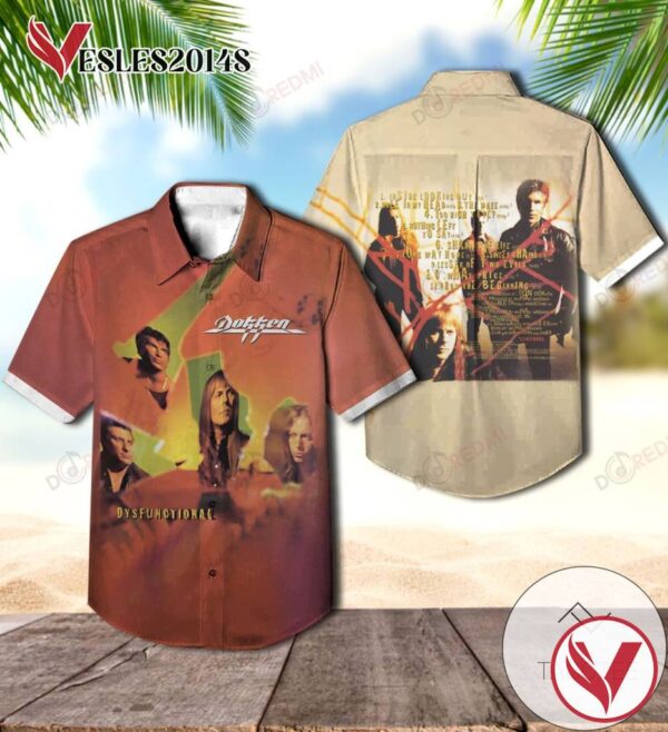 Dysfunctional Studio Album By Dokken Hawaiian Shirt, Best Gift For Music Lovers Vesles2014S