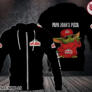 E Papa John's Pizza Uniform Custom Hoodie - Vesles2014S 1