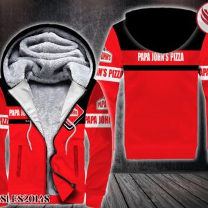 E Papa John's Pizza Usa Uniform Custom Hoodie - Vesles2014S