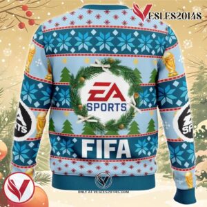 EA Sports FIFA Ugly Christmas Sweater, Unique Christmas Gift For Fans - Vesles2014S 1