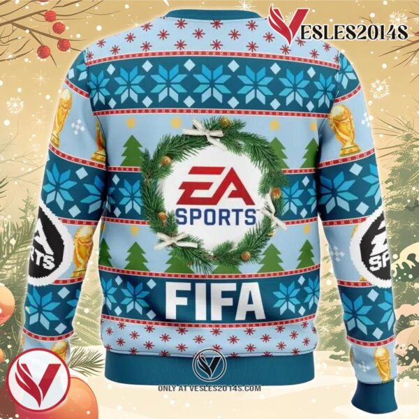 EA Sports FIFA Ugly Christmas Sweater, Unique Christmas Gift For Fans - Vesles2014S 1