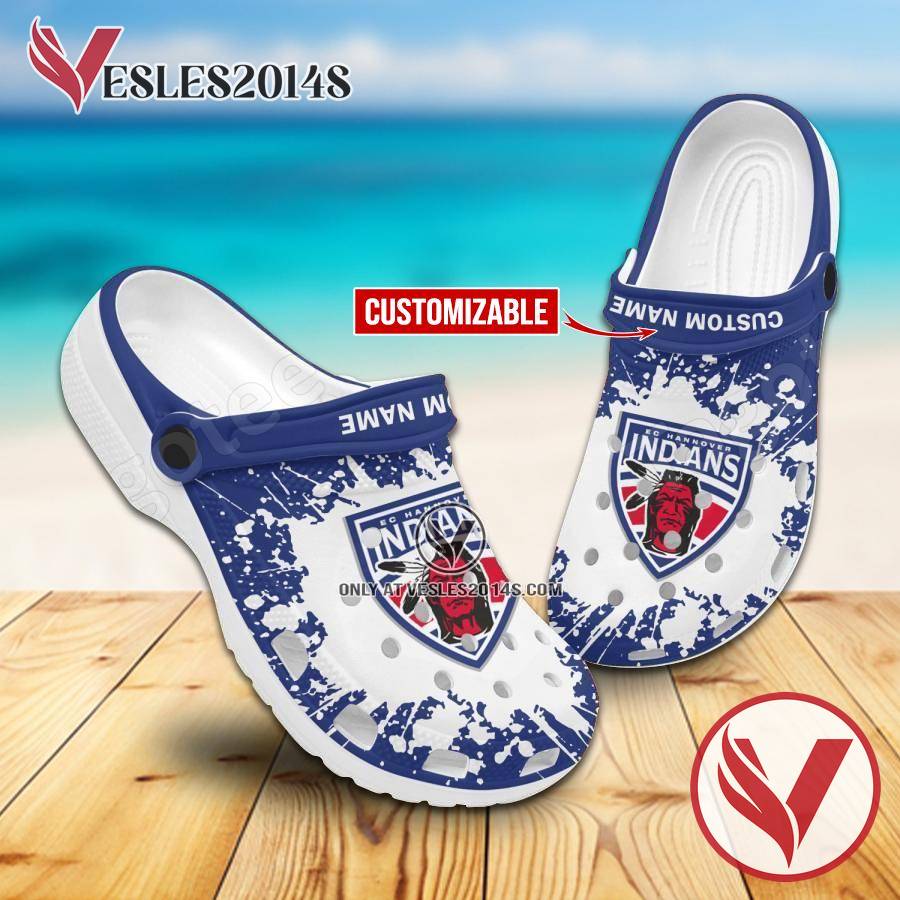 EC Hannover Indians Personalized Crocs Clogs, Unique Footwear For Fans