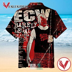 ECW Barely Legat Casual Hawaiian Shirt, Best Gifts For Summer Vesles2014S 2