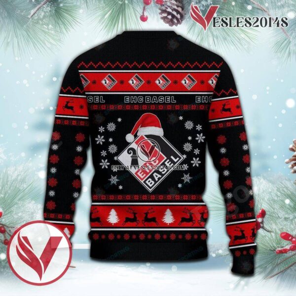 EHC Basel Sport Ugly Christmas Sweater, Unique Gifts For Fans - Vesles2014aS 3