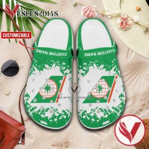 EVA Air Logo Crocs Shoes For Men And Women, Unique Clogs Shoes For Fans - Vesles2014S 1