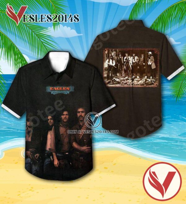 Eagles Desperado Album Cover Hawaiian Shirt, Unique Gifts For Music Lovers - Vesles2014S