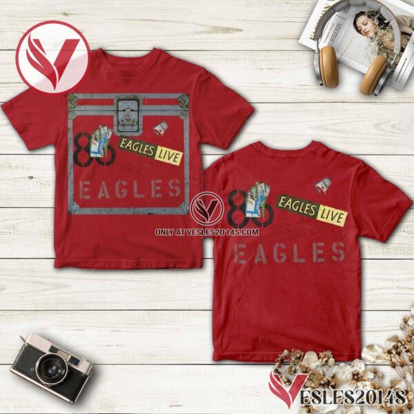 Eagles Live Album Cover Shirt, Unique Gifts For Music Lovers - Vesles2014S