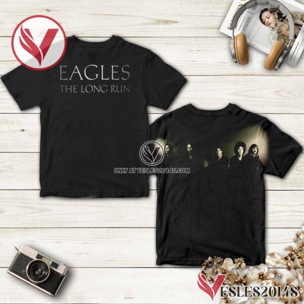 Eagles The Long Run Album Cover Shirt, Unique Gifts For Music Lovers - Vesles2014S