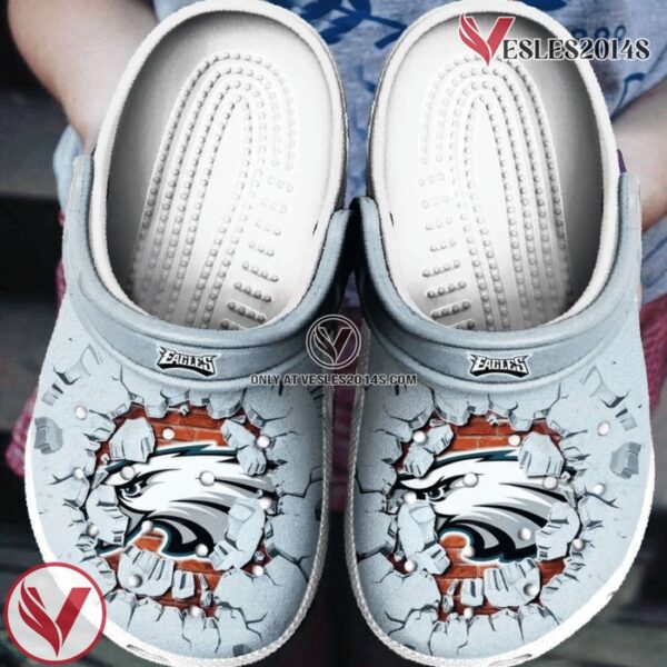 Eagles Tide Clog Shoes Custom Name, Unique Gift From  Vesles2014S