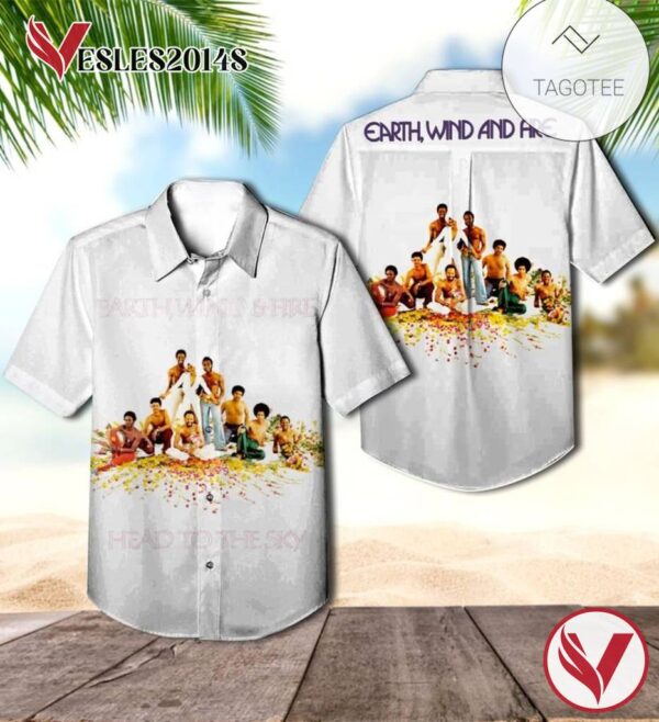 Earth Wind And Fire Head To The Sky Album Cover Hawaiian Shirt, Best Gift For Music Lovers Vesles2014S