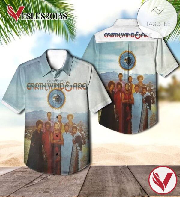 Earth Wind And Fire Open Our Eyes Album Cover Hawaiian Shirt, Best Gift For Music Lovers Vesles2014S