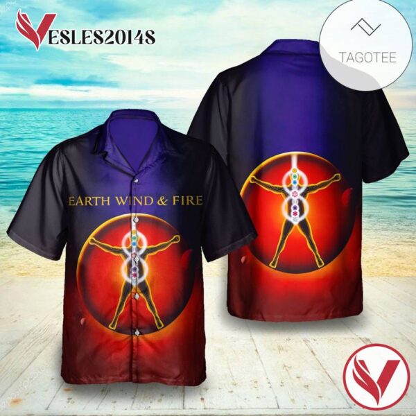 Earth Wind And Fire Powerlight Album Cover Hawaiian Shirt, Best Gift For Music Lovers Vesles2014S