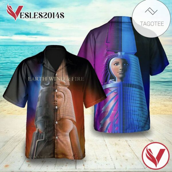 Earth Wind And Fire Raise Album Cover Hawaiian Shirt, Best Gift For Music Lovers Vesles2014S