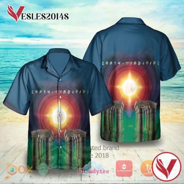 Earth, Wind and Fire I Am Album Hawaiian Shirt, Best Gift For Music Lovers Vesles2014S