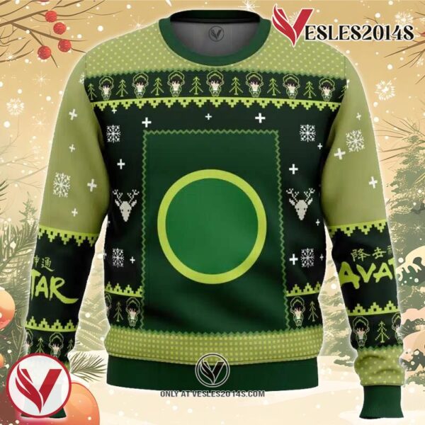 Earthbenders Earth Kingdom Avatar Ugly Christmas Sweater, Unique Christmas Gift For Fans - Vesles2014S