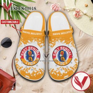 East Bengal Custom Name Crocs Clogs, Unique Footwear For Fans 1