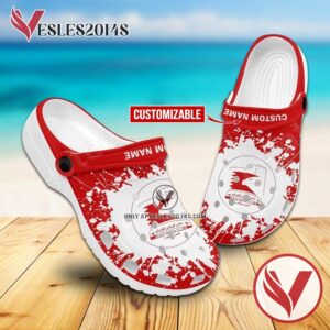 East Riffa Logo Custom Crocs Clogs, Unique Footwear For Fans