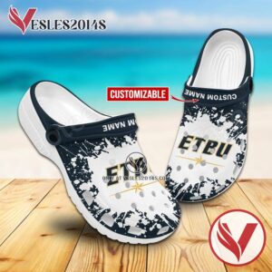East Texas Baptist University Crocs Clogs Shoes, Unique Footwear For Fans
