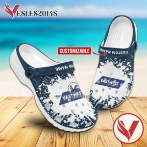 East-West University Crocs Classic Clogs, Unique Footwear For Fans 1