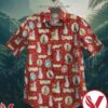 Easter Bunny And Easter Eggs Red Hawaiian Shirt, Unique Gifts For Friends - Vesles2014S 1