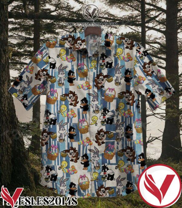 Easter Bunny Cartoon Hawaiian Shirt, Unique Gifts For Friends - Vesles2014S 1