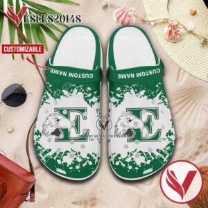 Eastern Michigan Logo Custom Crocs Clogs, Unique Footwear For Fans 1