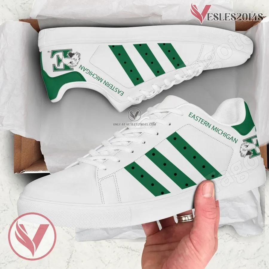 Eastern Michigan NCAA Stan Smith Shoes For Men And Womens - Vesles2014s