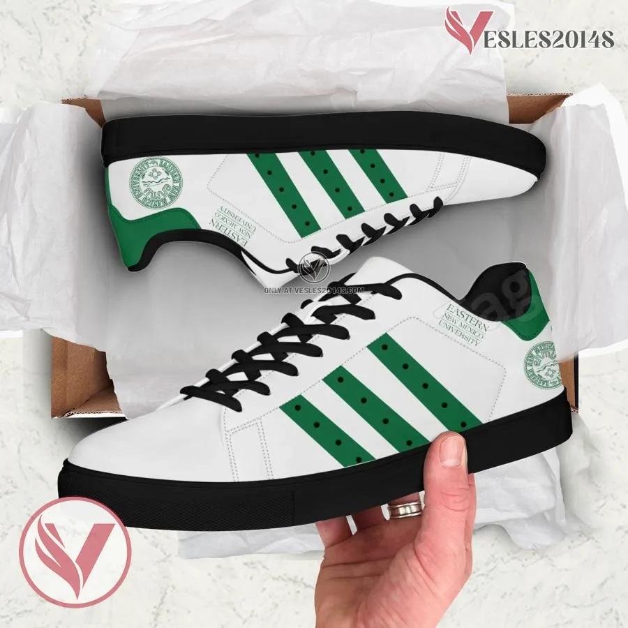 Eastern New Mexico University Logo Stan Smith Shoes, Unique Sneaker For Fans - Vesles2014s 1