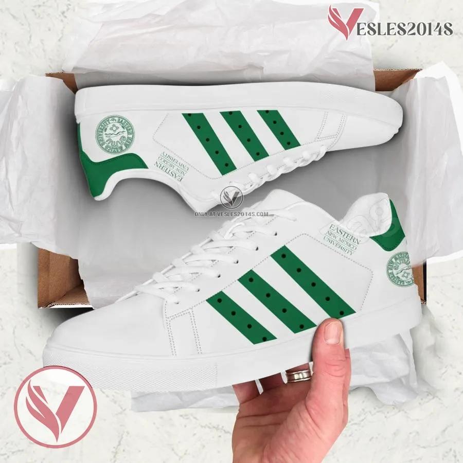 Eastern New Mexico University Logo Stan Smith Shoes, Unique Sneaker For Fans - Vesles2014s