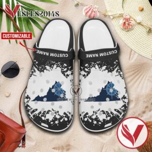 Eastern Virginia Career College Logo Crocs Clogs, Unique Footwear For Fans 1