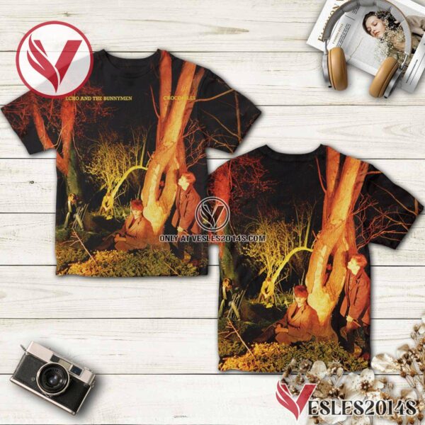 Echo And The Bunnymen Crocodiles Album Cover Shirt, Unique Gifts For Music Lovers - Vesles2014S