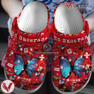 Ed Sheeran Music Crocs Crocband Clogs Shoes, Unique Gifts For Fans Style 10 - Vesles2014S
