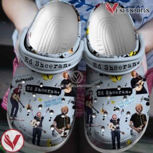 Ed Sheeran Music Crocs Crocband Clogs Shoes, Unique Gifts For Fans Style 12 - Vesles2014S