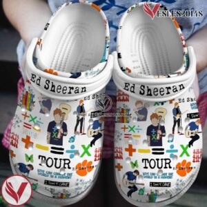 Ed Sheeran Music Crocs Crocband Clogs Shoes, Unique Gifts For Fans Style 8 - Vesles2014S
