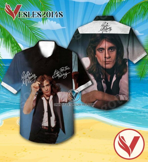 Eddie Money Life For The Taking Album Cover Hawaiian Shirt, Unique Gifts For Music Lovers - Vesles2014S