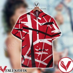 Eddie Van Halen Frankenstein Hawaiian Shirt, Unique Gifts For Friends - Vesles2014S 1