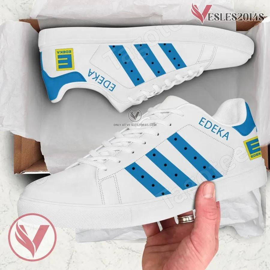 Edeka Logo Print Stan Smith Shoes For Men And Womens - Vesles2014s