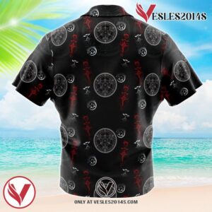 Edward Elric V1 Fullmetal Alchemist Hawaiian Button Up Shirt, Perfect Gifts For Anime Lovers - Vesles2014S 1