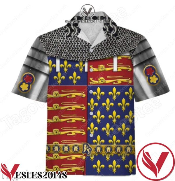 Edward The Black Prince Armor Hawaiian Shirt, Unique Gifts For Friends - Vesles2014S 1