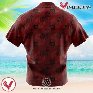 Edward V1 Fullmetal Alchemist Hawaiian Button Up Shirt, Perfect Gifts For Anime Lovers - Vesles2014S 1